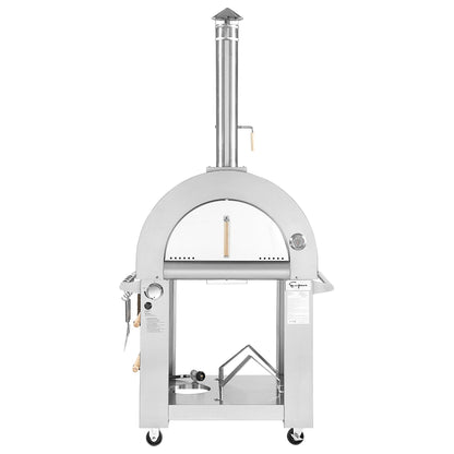 Empava PG03 Holz- und Gas-Pizzaofen für den Außenbereich