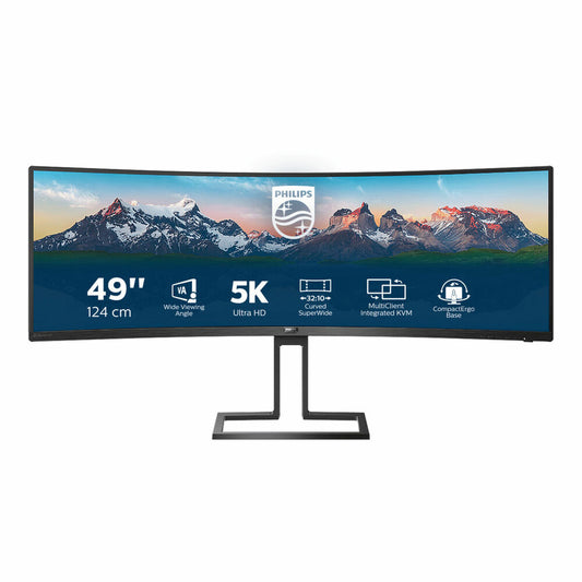 Monitor Philips 498P9/00 49" LCD 49" LED VA LCD Flimmerfrei 50-60 Hz