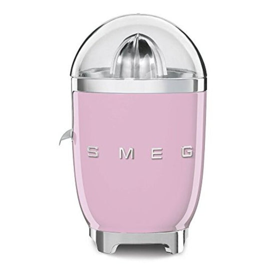 Smeg CJF01PKEU Elektrischer Entsafter aus rosa Aluminium, 70 W