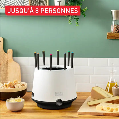 Fondue Tefal RichesMonts, 8 personnes, Paroi isolante, Tous types de fondues