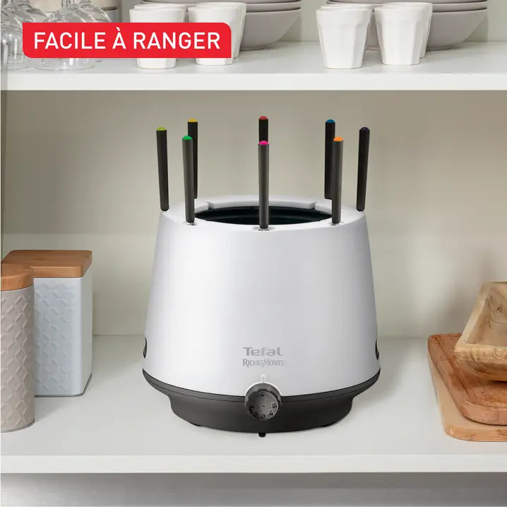 Fondue Tefal RichesMonts, 8 personnes, Paroi isolante, Tous types de fondues