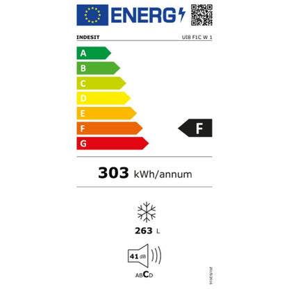 Indesit UI8 F1C W 1 Gefrierschrank Weiß Mehrfarbig (187 x 60 cm)