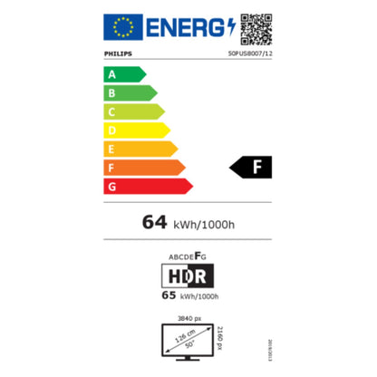 Téléviseur intelligent Philips 50PUS8007/12 50" 4K ULTRA HD LED WIFI